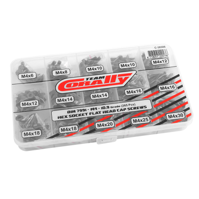 Screw Set M4 - Hex Button...