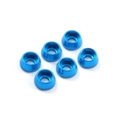 Fastrax M3 Cap Washer Blue (6)