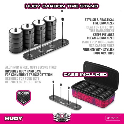 HUDY CARBON TIRE STAND+...