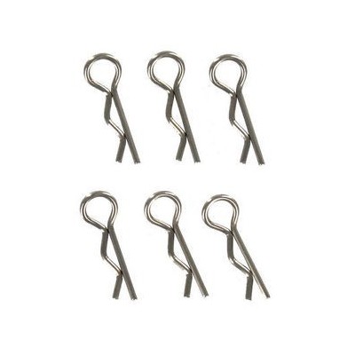 BODY CLIP 1/8 CHROME (6)