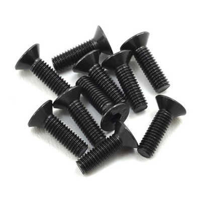 M4X10MM FLAT HEAD SCREWS 10PCS