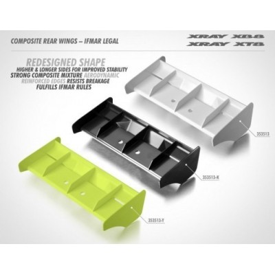 REAR WING - FRONTWARD - BLACK