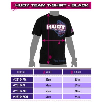CAMISETA HUDY - NEGRA (L)